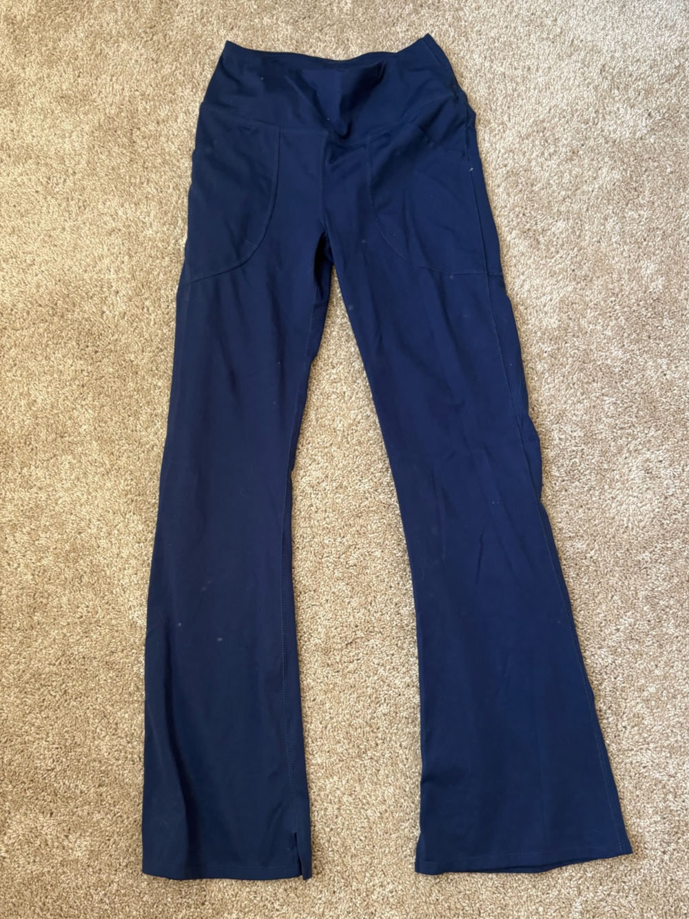 Navy yoga scrub pants